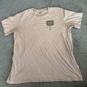 Parks Project Off-White Tee with Green Logo